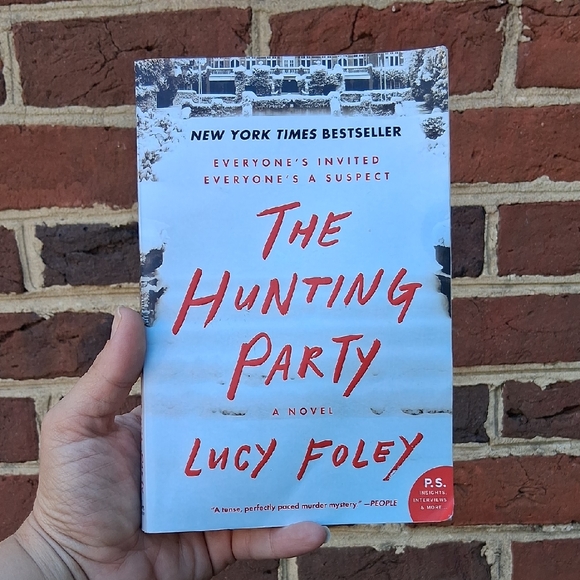 The Hunting Party by Lucy Foley - Red and White Coffee Table Book - Picture 1 of 3
